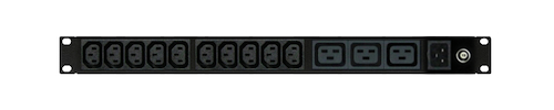 PI101032-A2T04 10xC13 3xC19 outlets, Horizontal, IEC inlet
