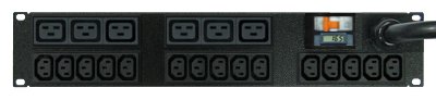 15x C13, 6x C19 outlets, 16A rated with Circuit Breakerand LCD Energy Meter