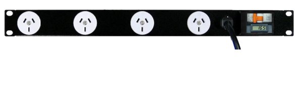 4x GPO 10A outlets, 10A breaker, LCD Energy Meter